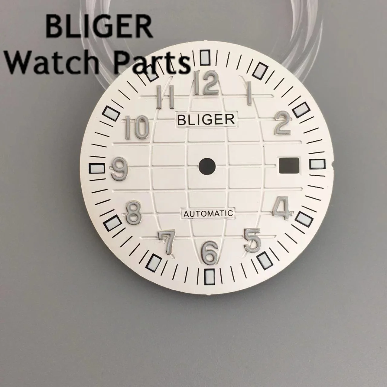 BLIGER 31 мм черный, синий, зеленый, коричневый, белый циферблат часов, светящийся циферблат, подходит для механизма NH35