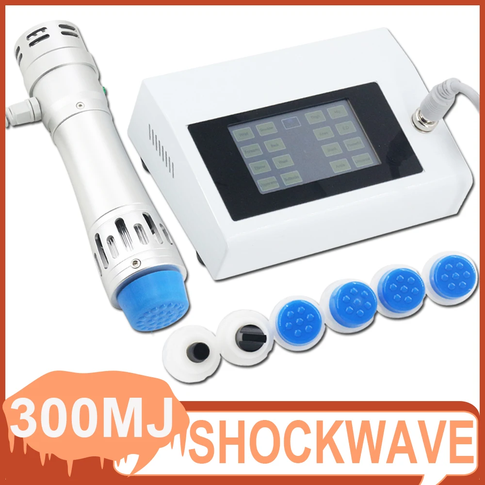 Shockwave Therapie Machine 300MJ Shock Wave Body Relax Massager Voor Mannen Erectiestoornissen Behandeling Pijn Verwijdering Gezondheidszorg