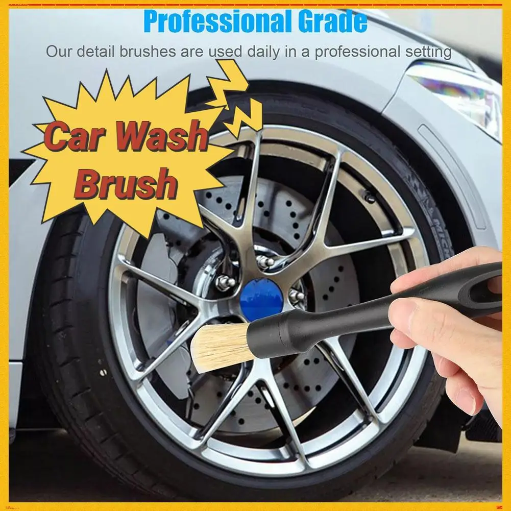 

3PCS Car Wash Care Detailing Brush Set Car Interior Cleaning Tools Set Air Conditioner Air Outlet Cleaning Brush