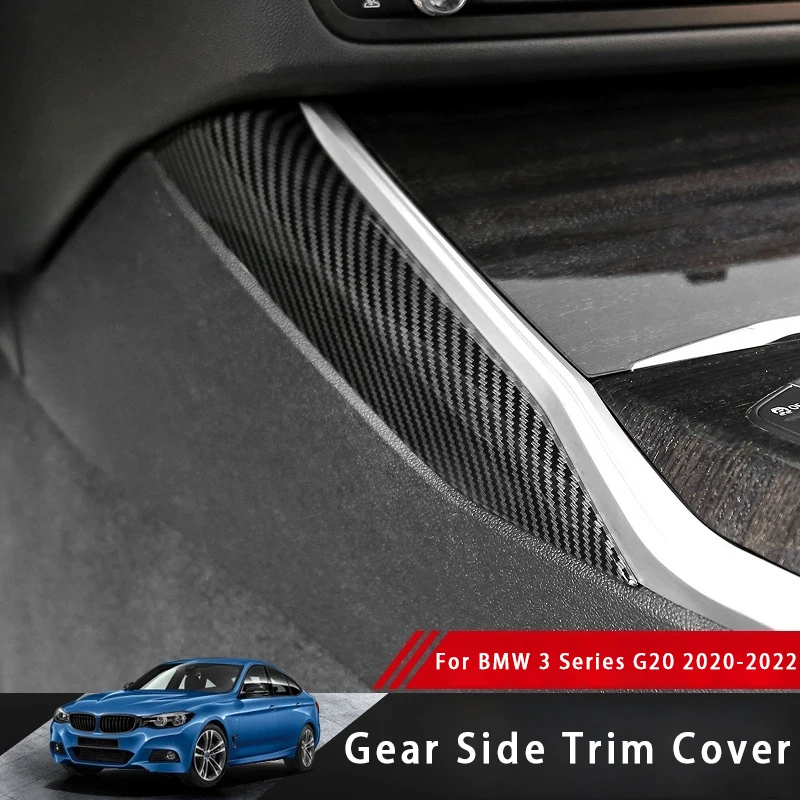 

For BMW 3 Series G20 2020-2022 LHD Center Console Gear Shift Side Trim Frame Cover Sticker Car Interior Accessories