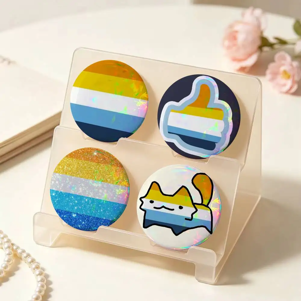 Accessories Pin Aroace Pride Anime  Brooch Lapel Pin Button Badge on Bag Clothing Hat Jewelry Accessories Toys Gift