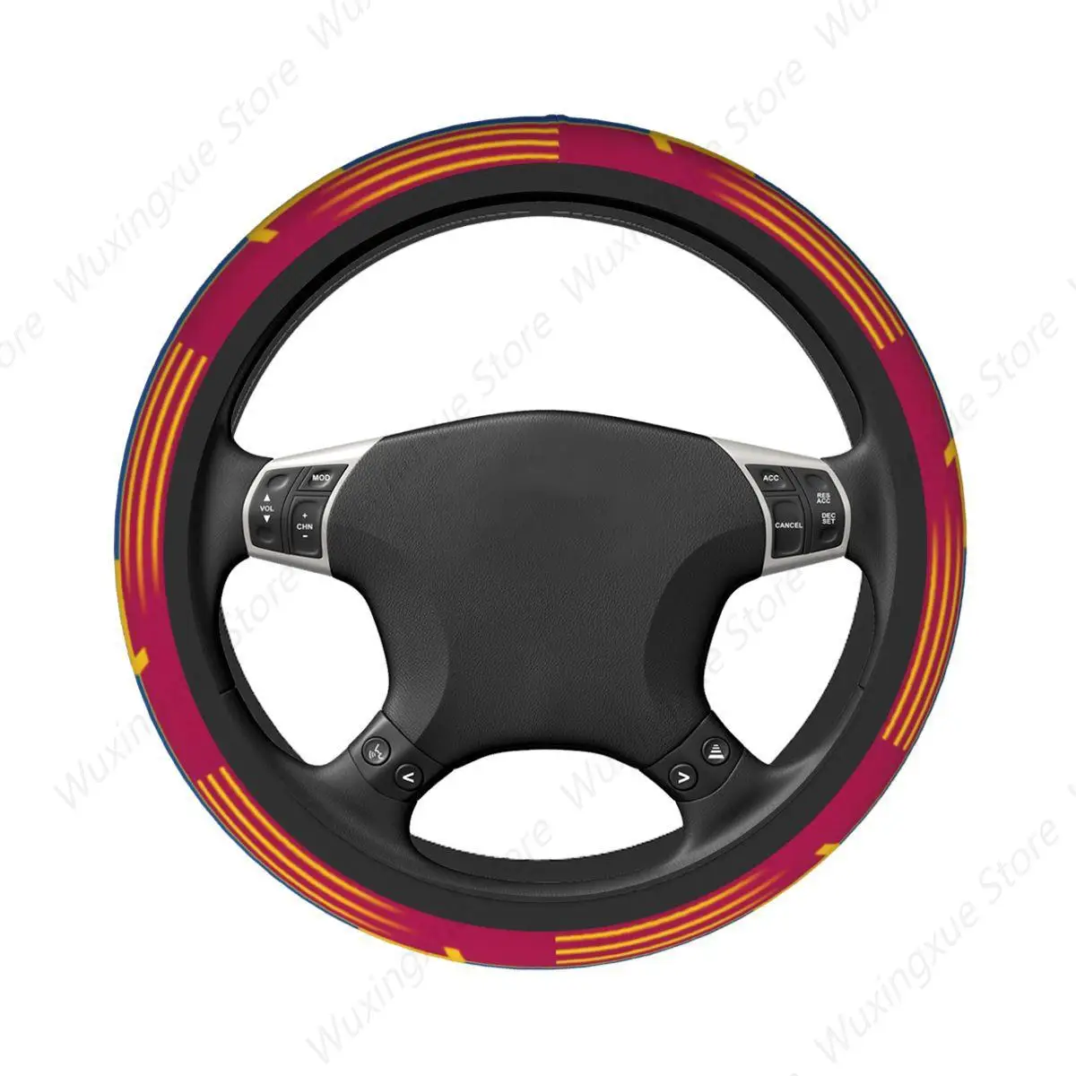 Argentina Number 10 Football Soccer Car Steering Wheel Cover 37-38 Soft Messi Suitable Car-styling Car Accessories