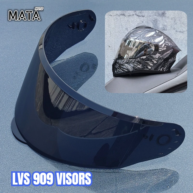 

Визор для мотоциклетного шлема LVS 909: прозрачная линза для дневного и ночного использования, аксессуары для мотошлемов (Cascos Para Moto)