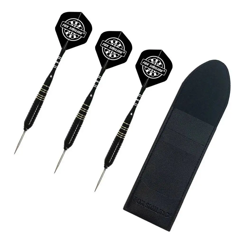 

Улыбающиеся дротики Fox, 3 шт., 24 г, со стальным наконечником, с медной бочкой и сменным стальным наконечником иглы