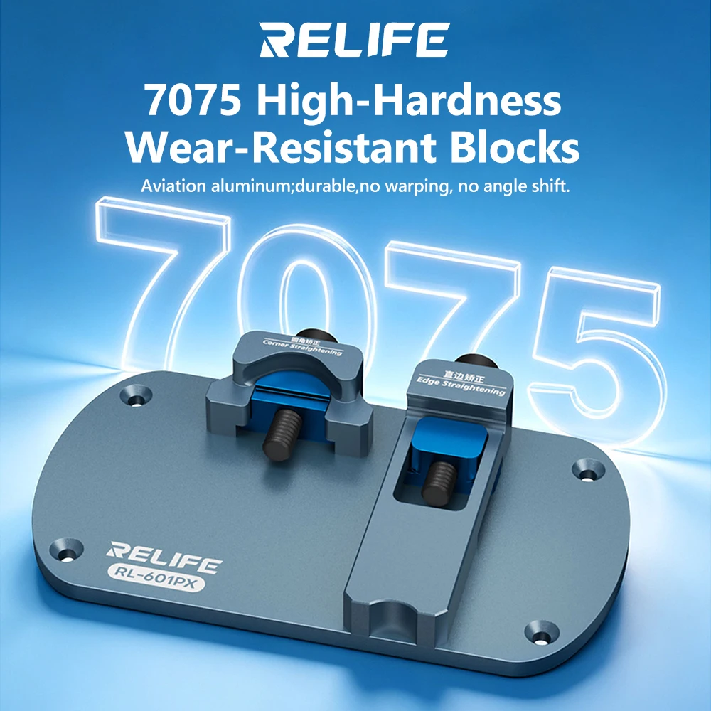 RELIFE RL-601PX Smartphone Bezel Straightener for Phone Repair Straight/Rounded Edges Dented Bent Mid-Frame Correction Tool