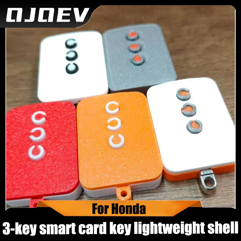 For Honda key shell 3-key smart card car key original design lightweight replacement shell