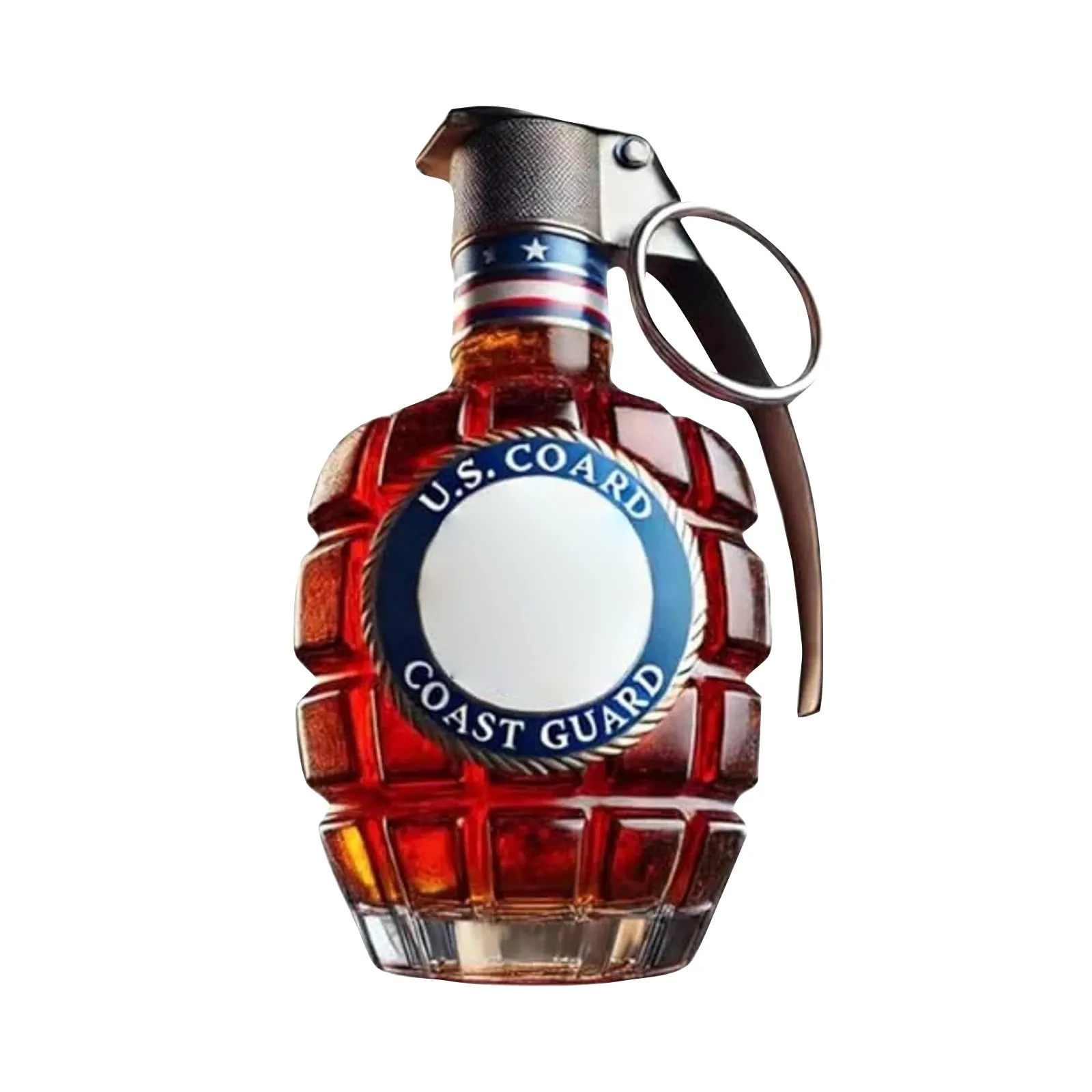 Militärische Hand-Whisky-Flasche, gravierte Handform, Whiskyglas, Militär-Geschenk, personalisierte Whisky-Flasche, einzigartiges Dekorationsgeschenk