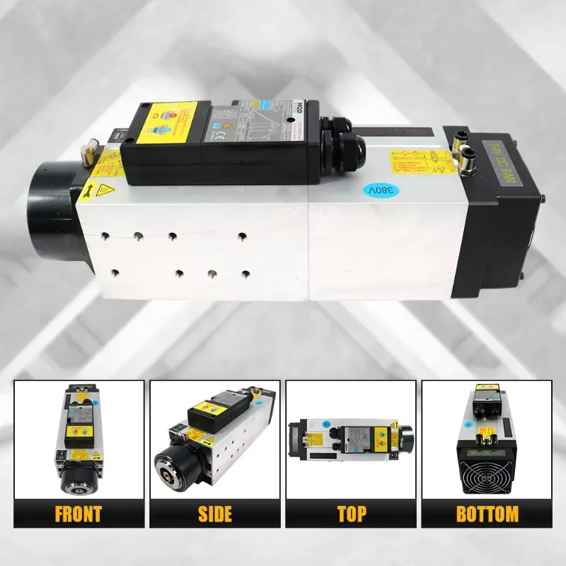 High Speed Air-cooled Automatic Tool Changer Spindle GDL51-HSK63F-24Z-4.5 for CNC Machining Center Milling Industrial Equipment