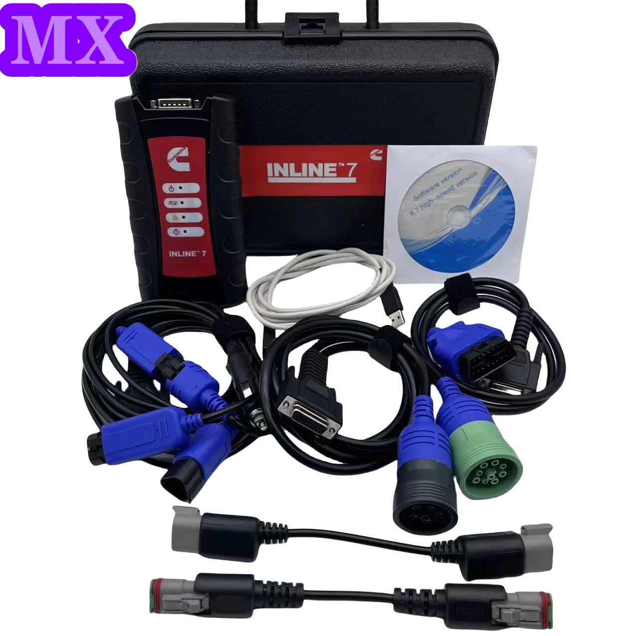 for Cummins INLINE 7 Data Link Adapter for Cummins Truck Diagnostic Tool With for Cummins Insite 8.7 8.9 Software