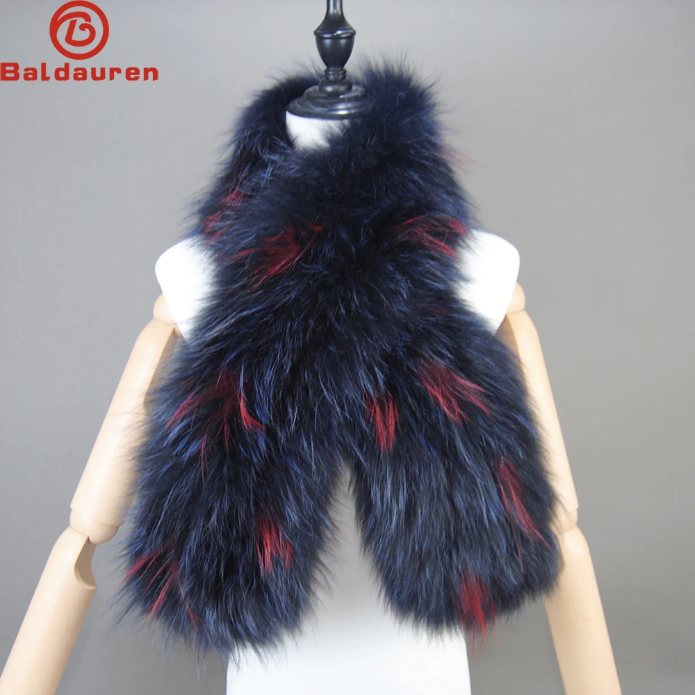 

Women Real Fox Fur Scarf Fashion Lady Winter Warm Soft Knitted Real Fox Fur Neckerchief Quality Natural Fox Fur Ring Scarves