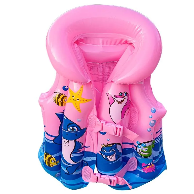 1-5PCS Inflatable Life Vest for Kids Swimming Floatie Toddler PVC Buoyancy Vest Children‘s Swim Jacket for Pool  Beach Safety view 5