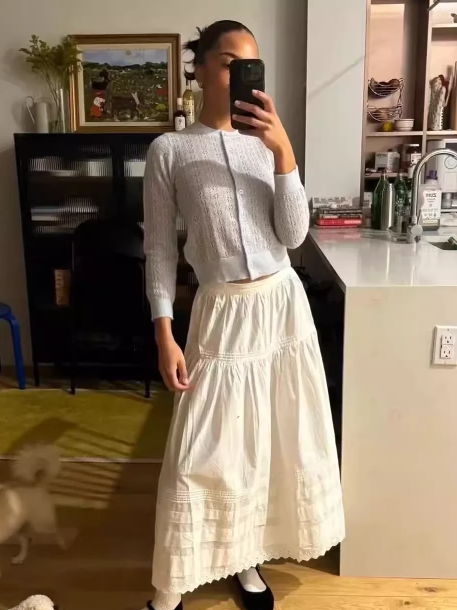 

Женский однотонный свитер с круглым вырезом и короткими рукавами или однобортный повседневный вязаный кардиган с круглым воротником