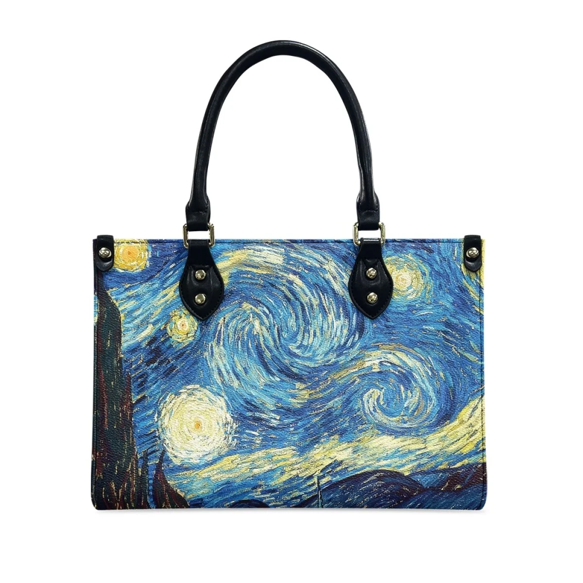 Noisydesigns Van Gogh Oil Painting Women Handbag Pu Totes Purse Leather Casual Luxury Messenger Bag 2024 New Trendy Dropshipping