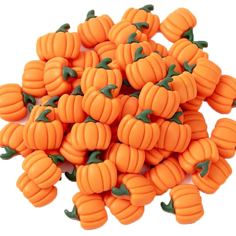 10/20Pcs Mini Resin Pumpkins Miniatures, Fake Fruit Vegetables for Thanksgiving Day Autumn Home DIY Craft Decoration Supplies