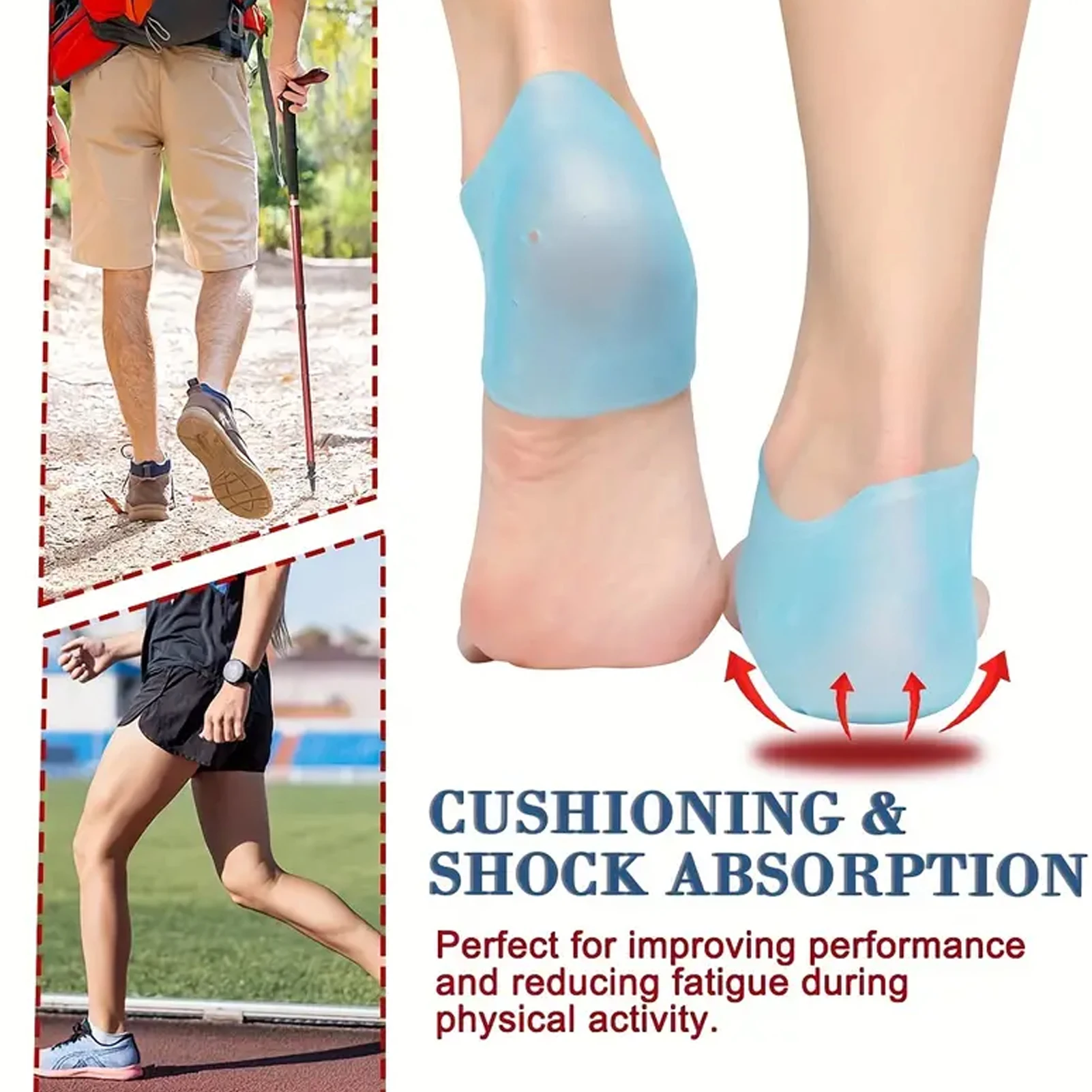 Gel Heel Foot Sleeve Gel Heel Protectors Foot & Ankle Compression Cover Pad n & Women Daily Use