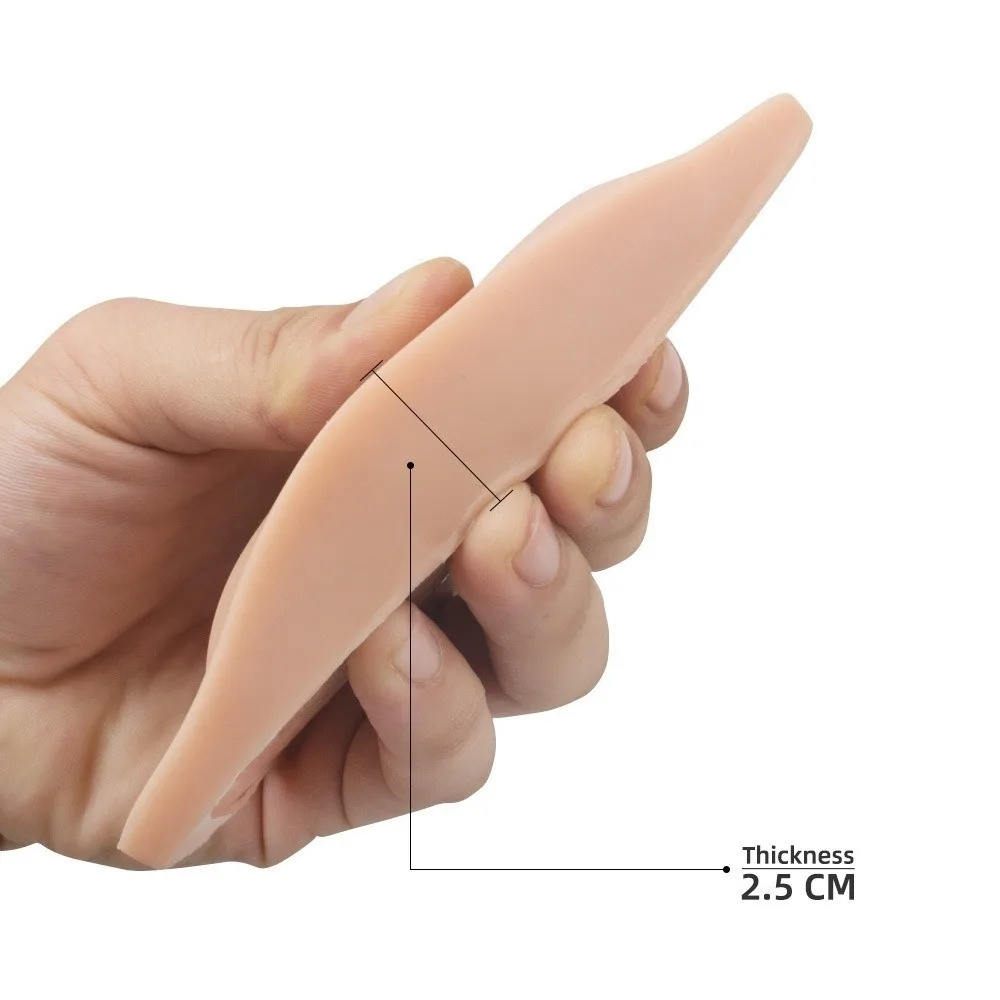 

Soft 3D Lashes Extension Skin Reusable Simulation Training Practice Head Easy To Color Silicone Grafted Lash Mannequin Model