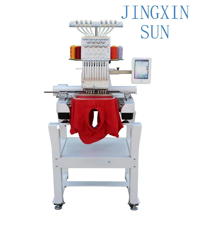 FOR BR-901C Single Head 9 Needles China Flat Cap T-shirt Hat Embroidery Machine Computerized Embroidery Machine