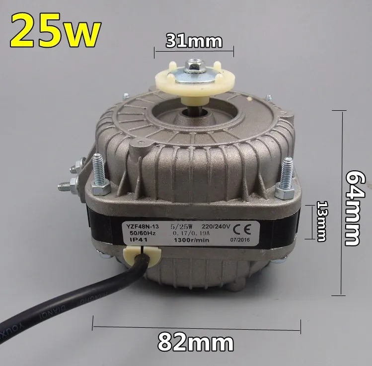 new YZF10-20 30W 40W refrigerator motor fan shaded pole asynchronous freezer fridge cooling fan motor for refrigerator parts