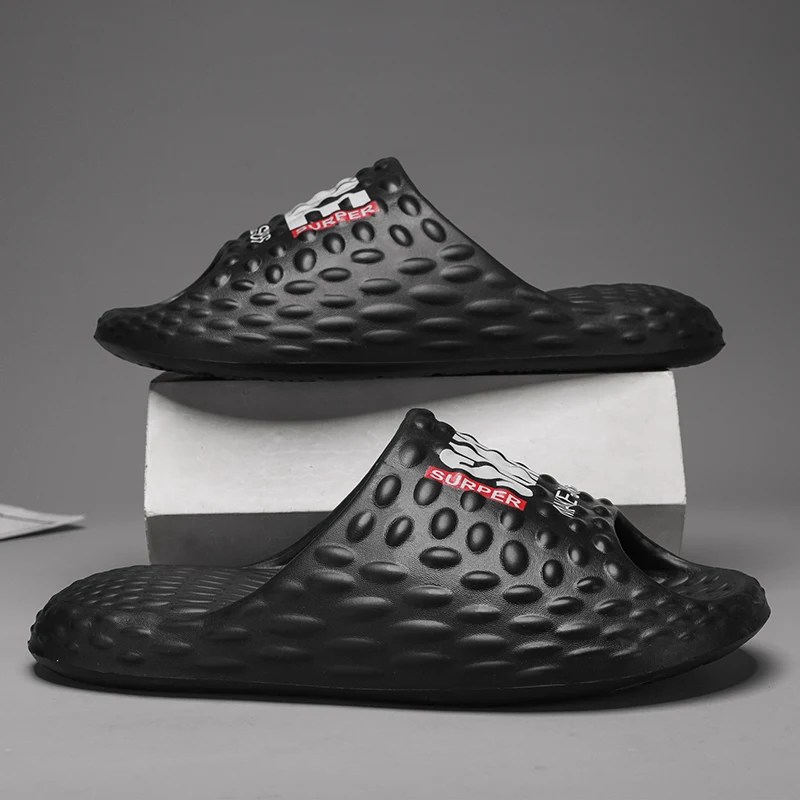 

Мужские повседневные тапочки из ЭВА, Нескользящие, легкие, на толстой подошве, удобная обувь для пар, для дома и улицы