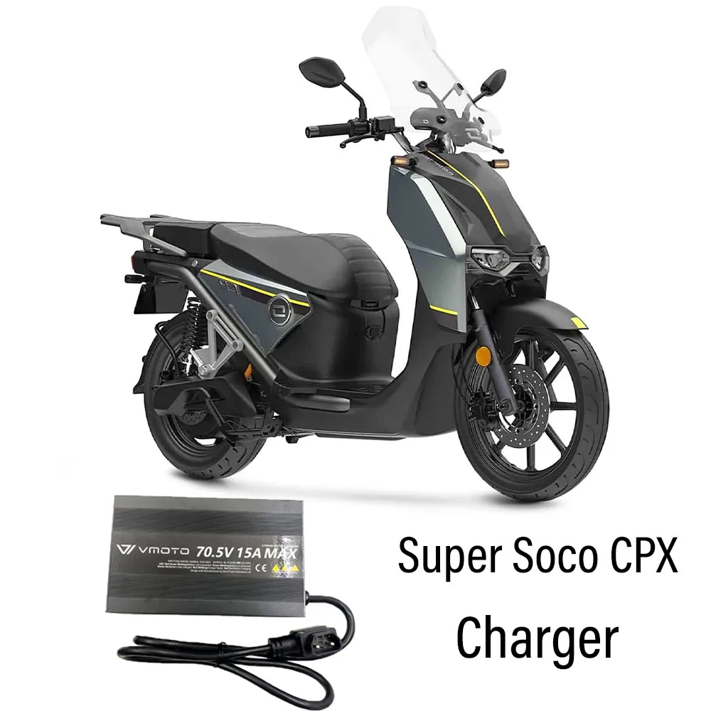 

New Fit Super Soco CPX Charger Special Charger 70.5V 15A For Super Soco CPX