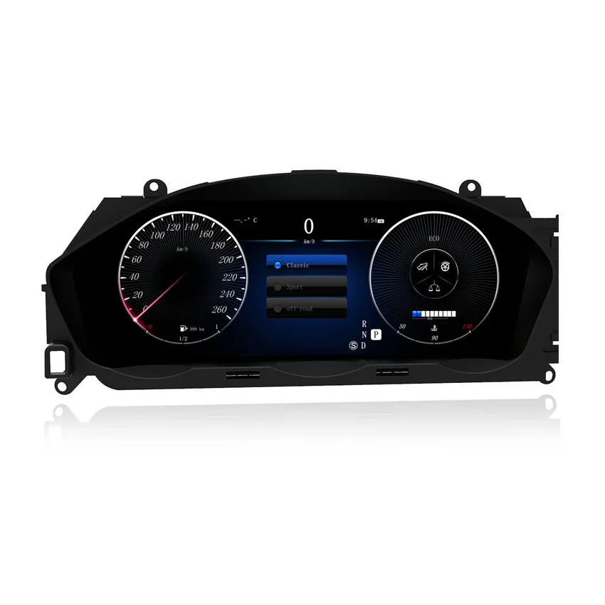 LCD 12.3 Inch Linux System Auto Speedometer Display for Mercedes Benz W204 NTG 4.5 Digital Dashboard Cluster