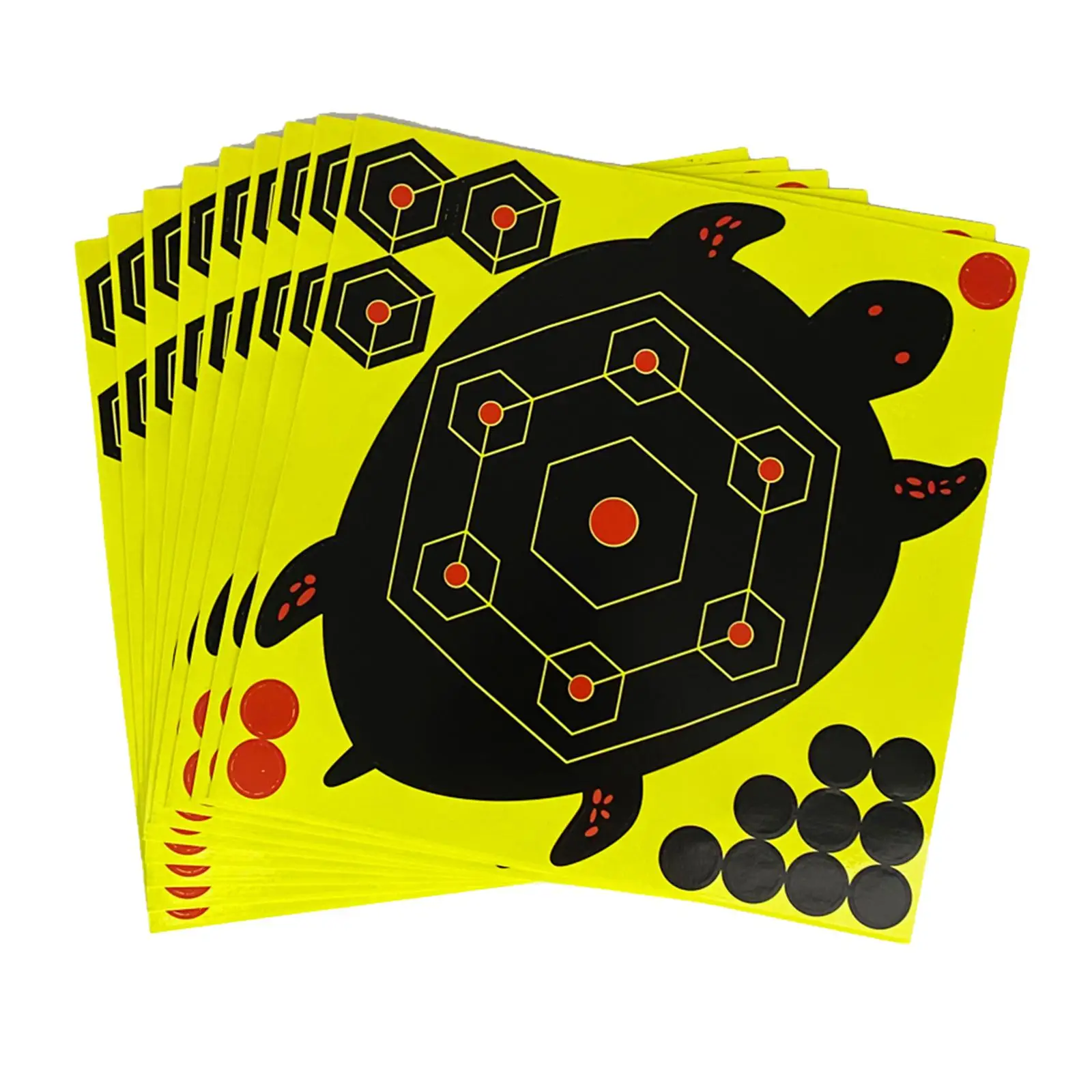 

10 Pcs Silhouette Target 8 Inch Self Paper Target Stickers