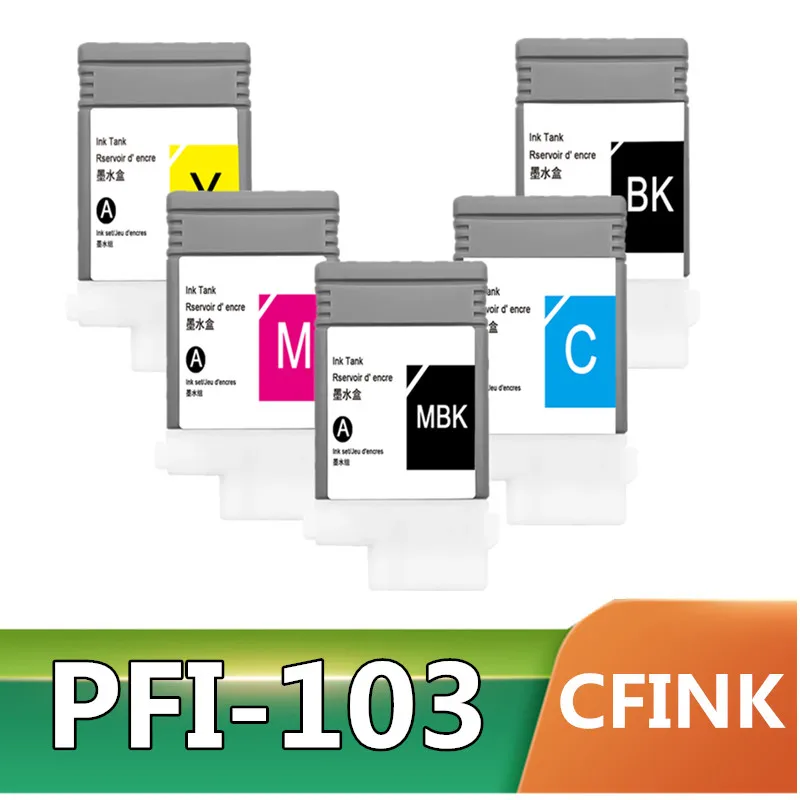 

103 PFI-103 For Canon PFI103 Ink Cartridge Compatible For Canon iPF 5100 iPF 6100 130ML Pigment ink