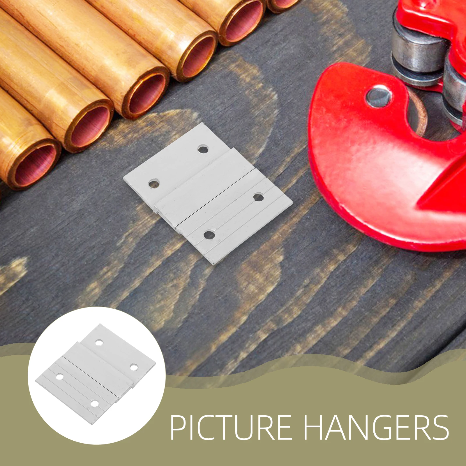 French Cleat Picture Hanger Z Shaped System Wall Mount Hardware Kit Photo Frame Clips Hanging Brackets Sturdy Structure