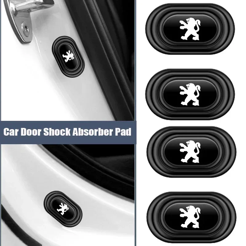 Car Door Shock Absorber Pad for Peugeot RCZ 108 206 207 306 307 308 407 408 508 2008 3008 4008 5008 Anti Collision Stickers Mat