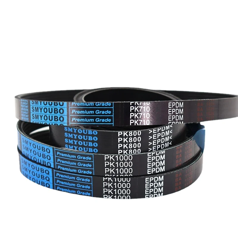 Rubber V-ribbed belt 12PK716