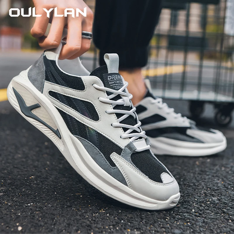 Sneakers Men Autumn Winter Nice Fashion Jogging Sprots Shoes Breathable Mesh White Chunky Sneaker Designer Men Shoes