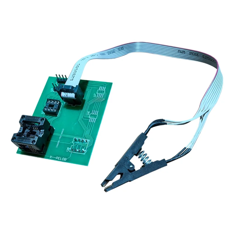 

Адаптер EEPROM, 8-контактный зажим для проводов Soic 8 Sop8, тестовый зажим, зажим для гнезда, поддержка XPROG V6.12/UPA/Orange/CG PRO 9S12/Iprog-T48C