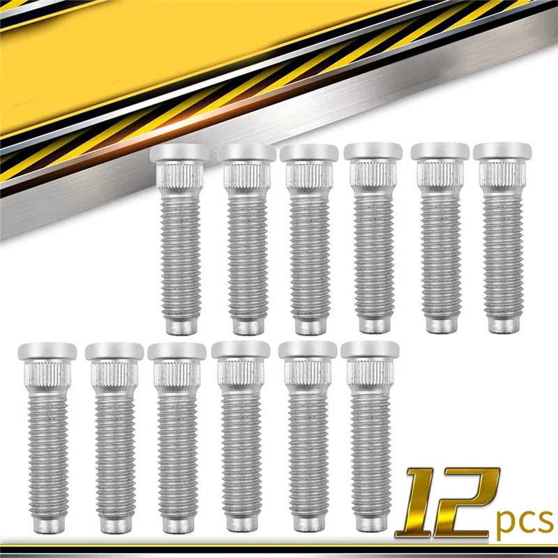 

12PCS Wheel Stud Front Or Rear For Ford F-150 00-14 Expedition Lincoln Navigator Easy To Use