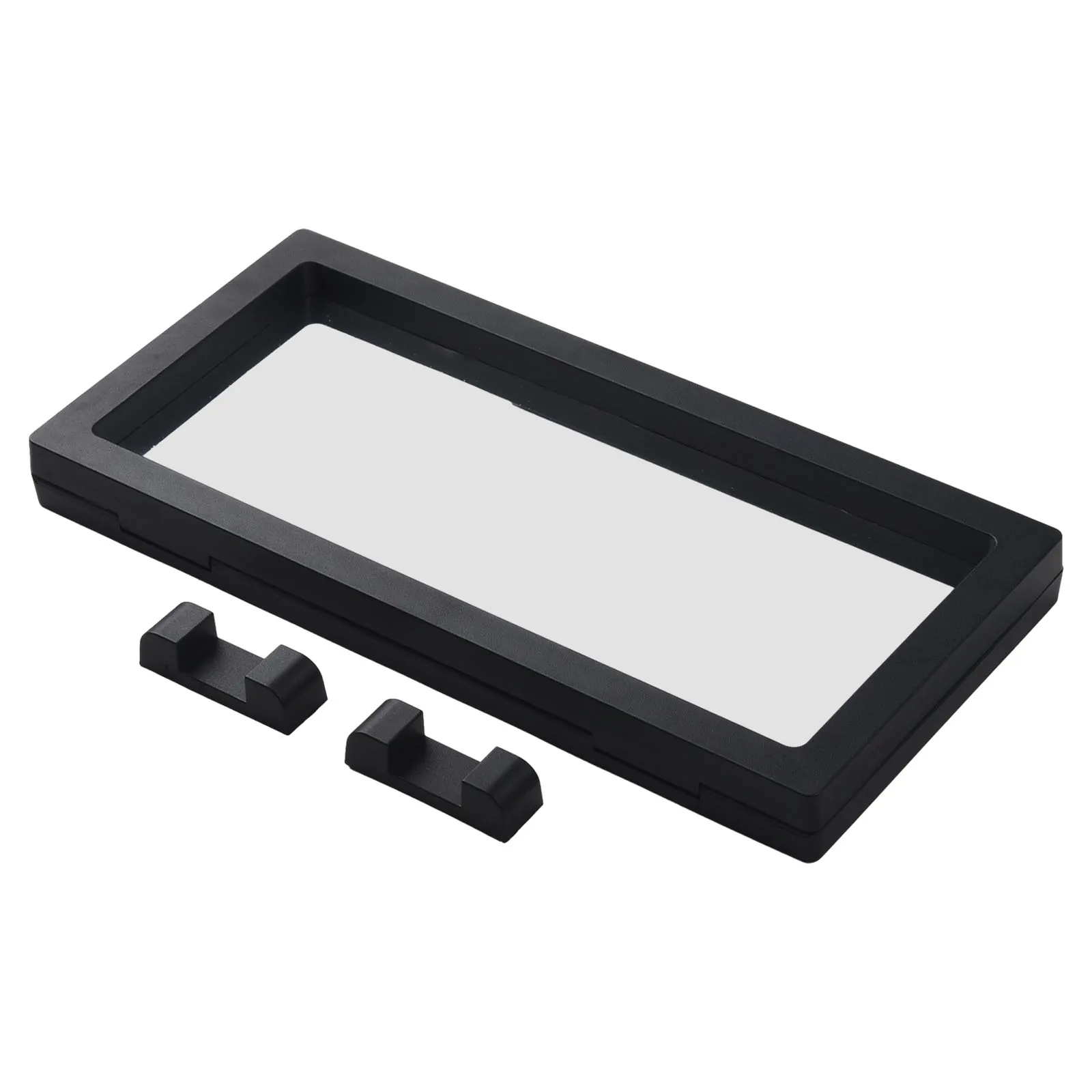 3D Floating Frame Jewellery Display Protection Transparent Box 230*110*20mm 1*Floating Display Box (Including Base)