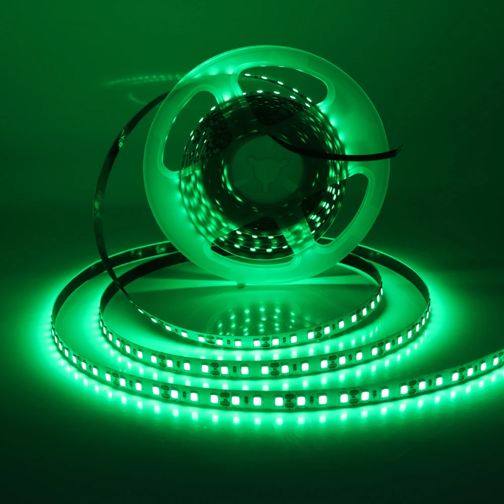 12V 24V 5m 10m 20m 50m 100m LED Strip Light 2835 120 LEDs Flexible Tape Bright 8mm PCB 13 Colors Home Decoration Not Waterproof