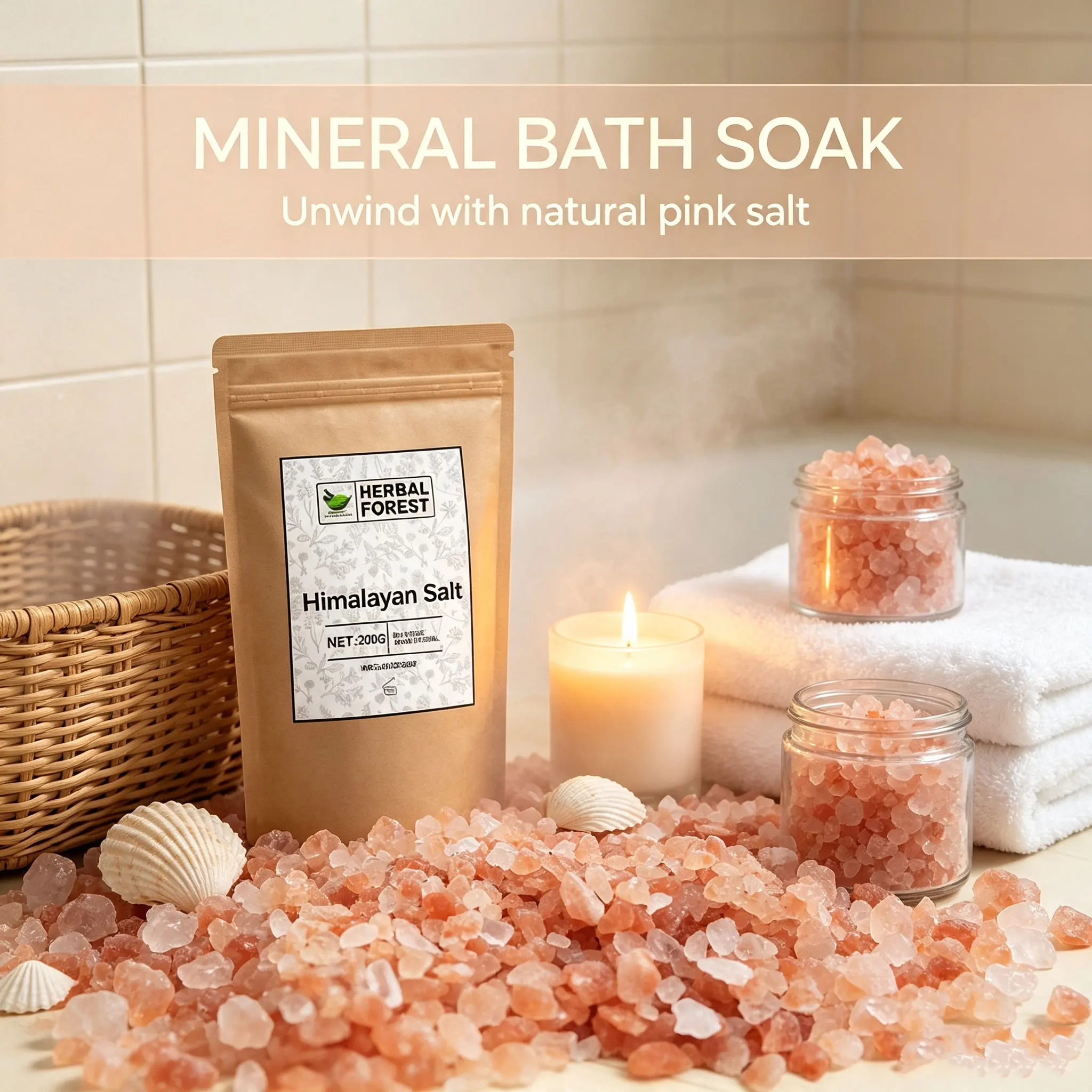 Natural Himalayan Pink Salt Spa Bath Salt Aroma Diffusion Raw Material For Body Bath, Aroma Stone Making
