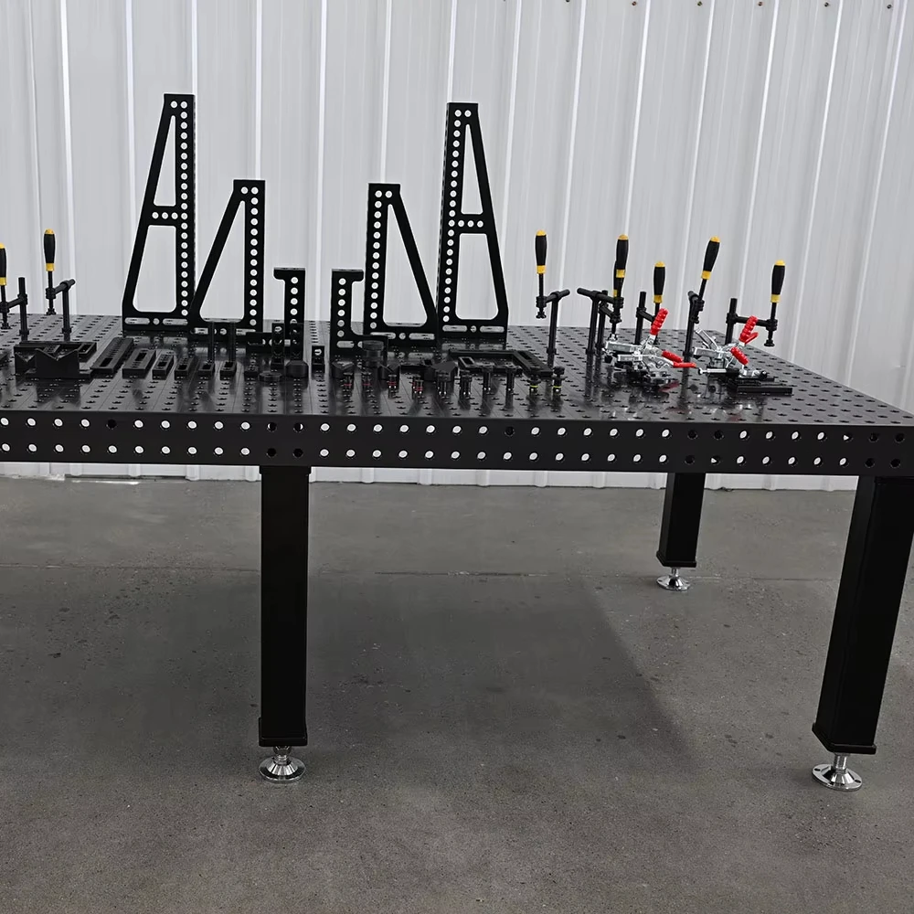 High-Precision Modular Welding Table Carbon Steel Nitriding Surface Customizable Dimensions Multi-Workpiece Rapid