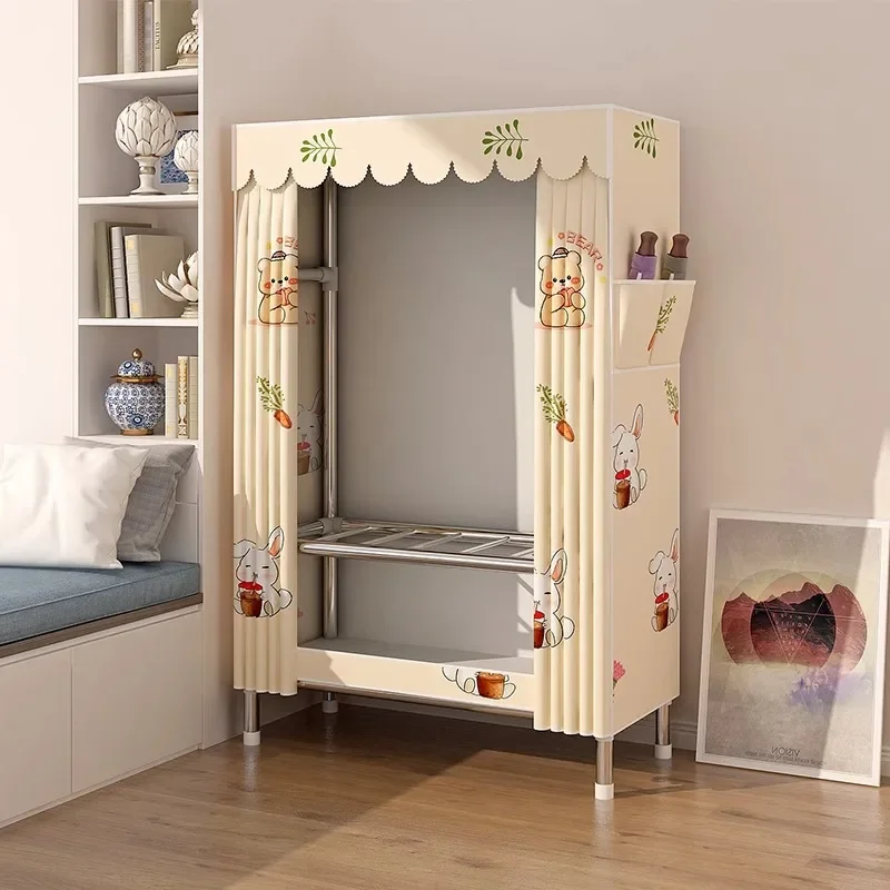 Wardrobe Wardrobe Clothes Closet Bedroom Dorm Rental Room Portable Small Folding Durable Organizer Fabric Storage Cabinet Easy Assembly - Aliexpress Deal