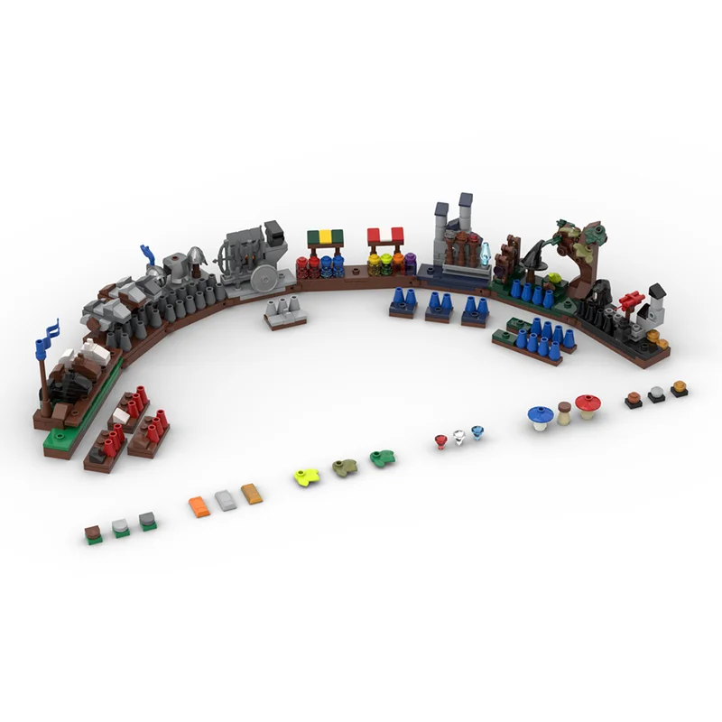 2664pcs MOC Heroica Plus Games Model Building blocks Construction DIY Assemble creative toy idea Education Christmas gifts Kids - view 5