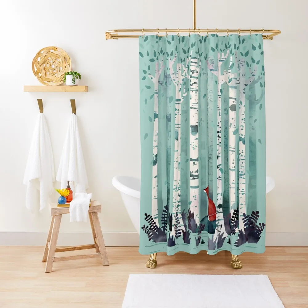 The Birches Shower Curtain Window Bathroom And Shower Products For Bathroom Curtain