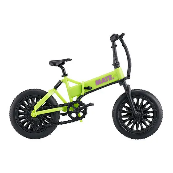 Bandai-figuras de acción modelo MATE X EVO, bicicleta eléctrica en miniatura, adorno de bicicleta simulado, bola Gashapon oficial genuina