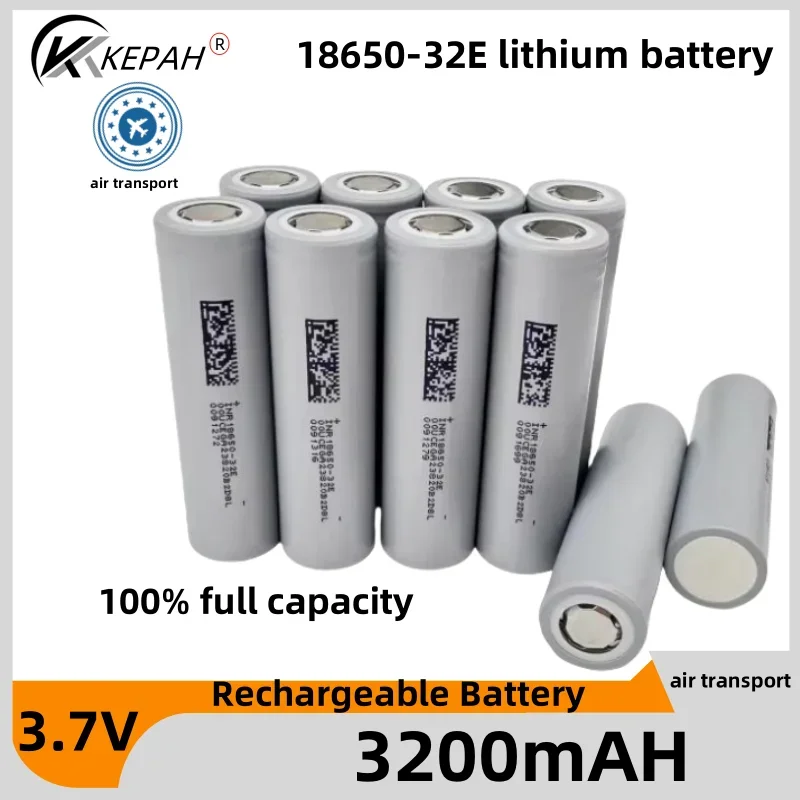 1-32pcs 18650 Battery 3200mah 3.6V High Discharge 3C for Power Tools 10A Power Cell Rechargeable Batteries Power High Discharge