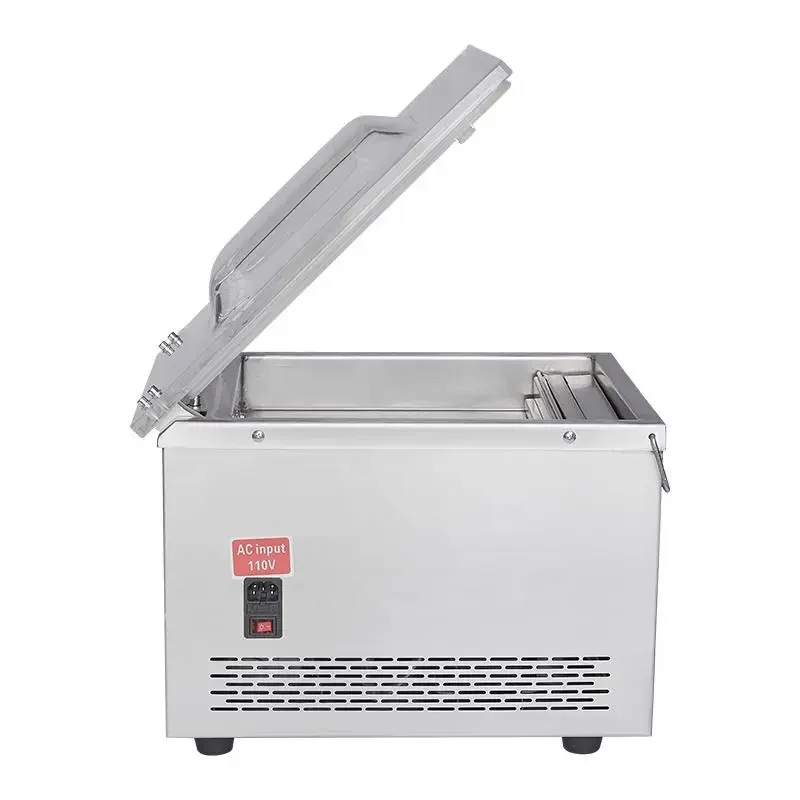 Electric Desktop Vacuum Sealer, Small Industrial Food Processor for Dry & Wet Foods Pouch Storage, Compact Kitchen Essential