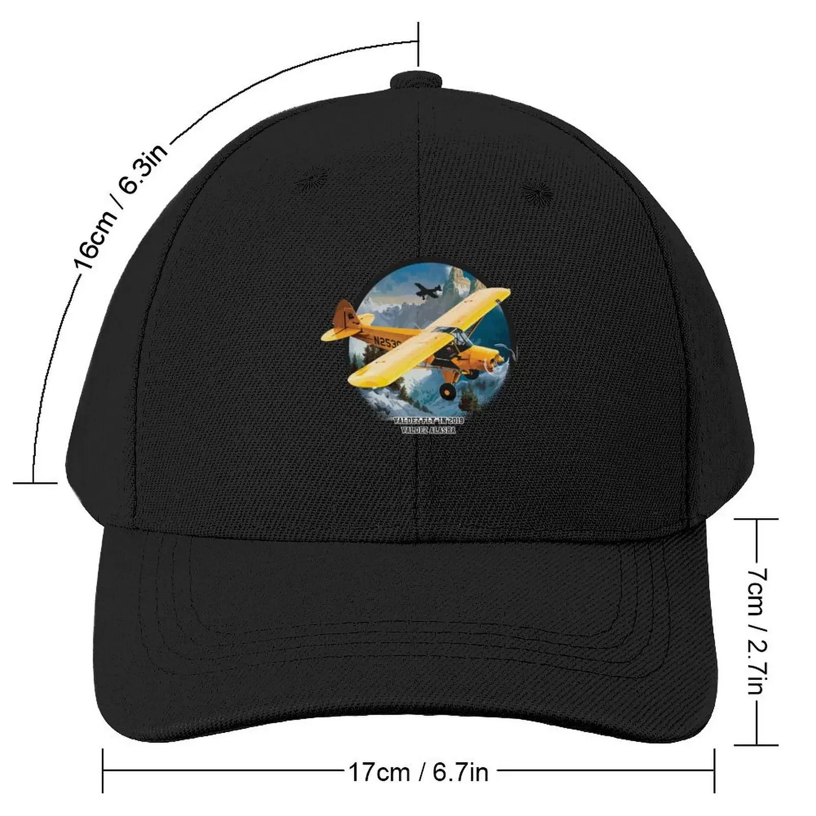 Valdez Alaska Plane Baseball Cap western Hat party Hat Brand Man cap Luxury Brand For Girls Men's