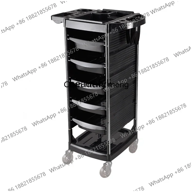 zS173Beauty salon hair salon trolley hair dye rack hair dryer rack tool cart