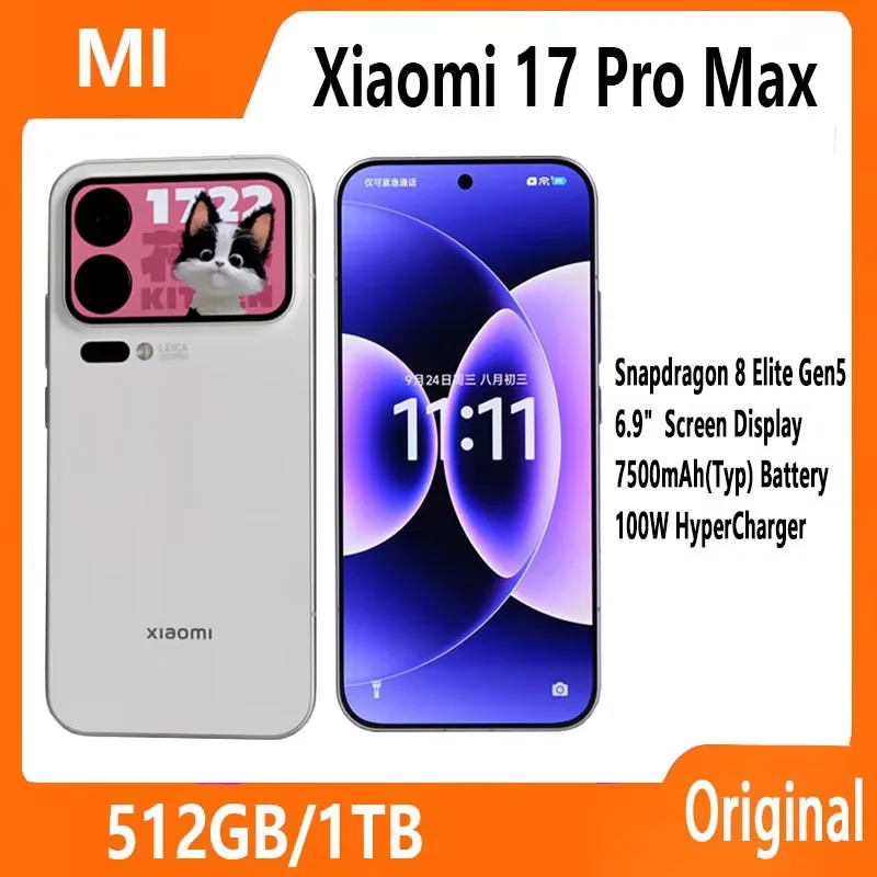 xiaomi 17 pro 大陸版 Xiaomi 17 Pro Max Smartphone CN version Snapdragon 8 Elite Gen5