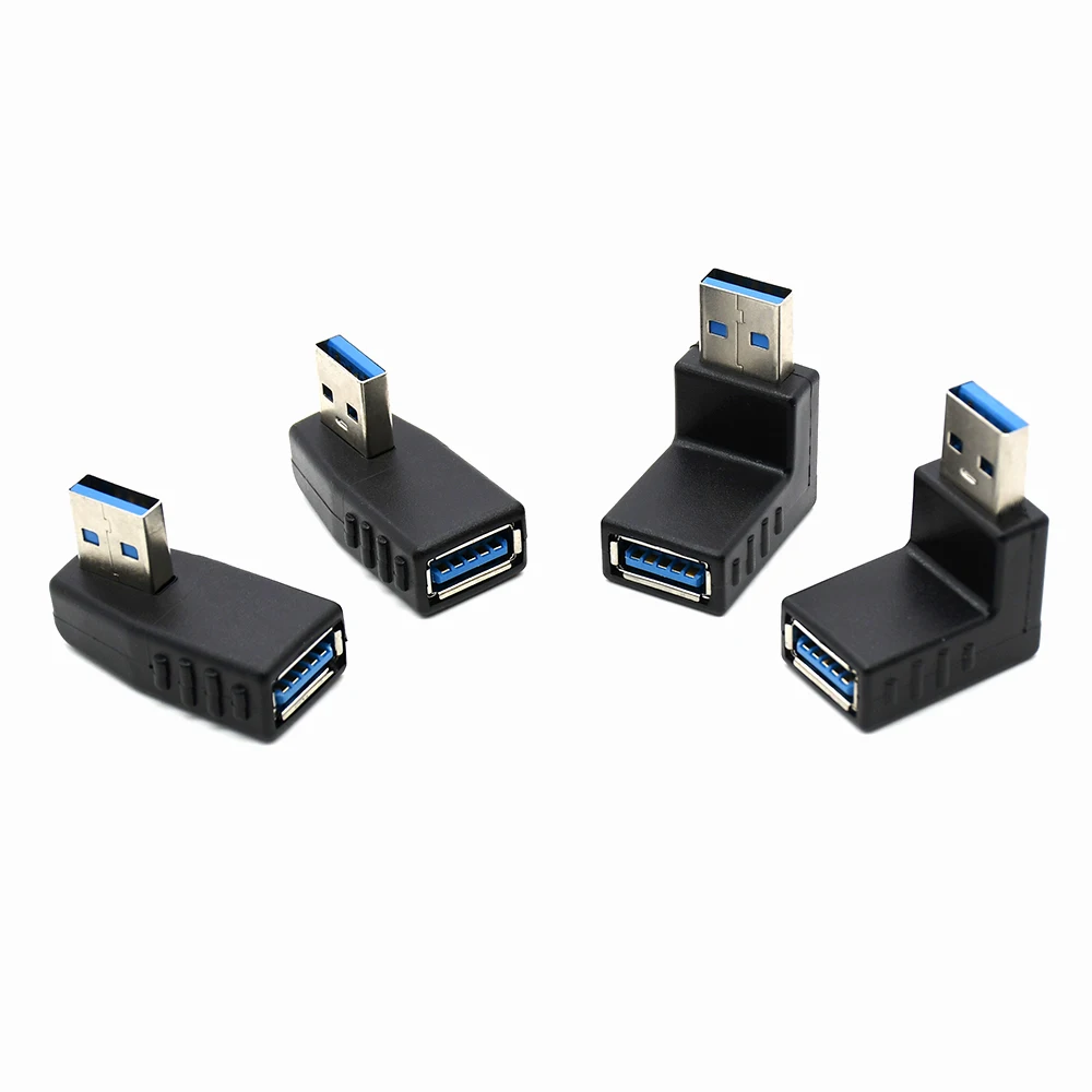 Usb 3.0 Man-vrouw Extension Adapter 90 Graden Hoek