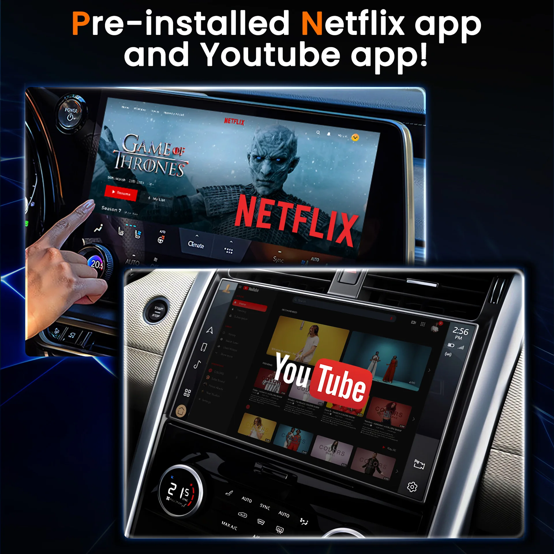 CarPlay Ai TV Box Plus Android 13, беспроводной адаптер для CarPlay Android, встроенный Wi-Fi, встроенный в Goole, Youtube Nexflit Smart Box