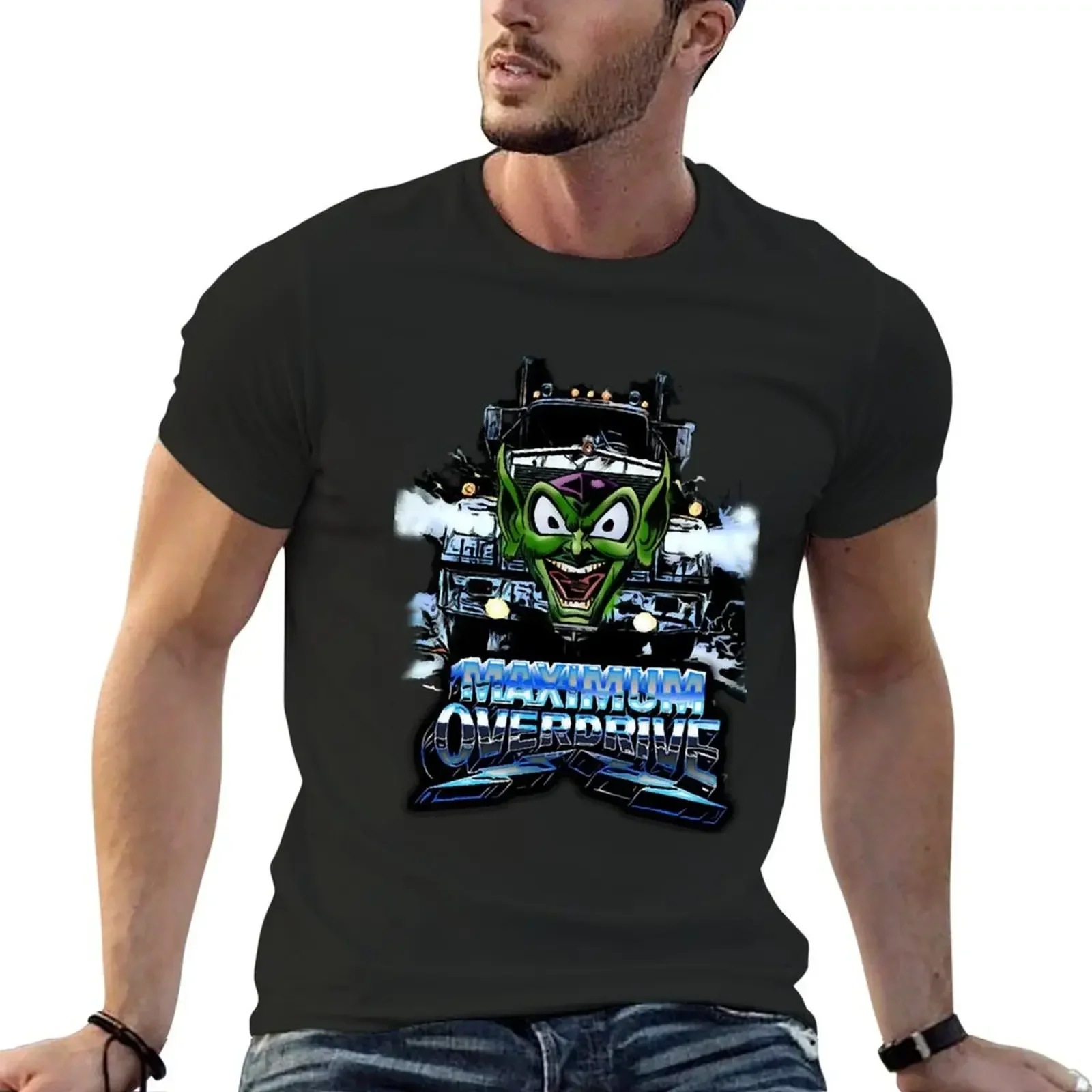 Maximum Overdrive T-Shirt man clothes anime workout shirts for men