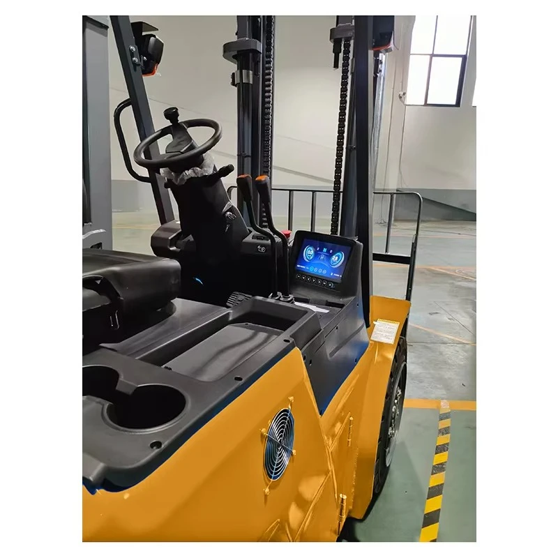 Compact Four-Wheel Mini 2Ton 2.5T 3Ton Capacity Scissor Fork Extension Small Turning Radius Electric Forklift